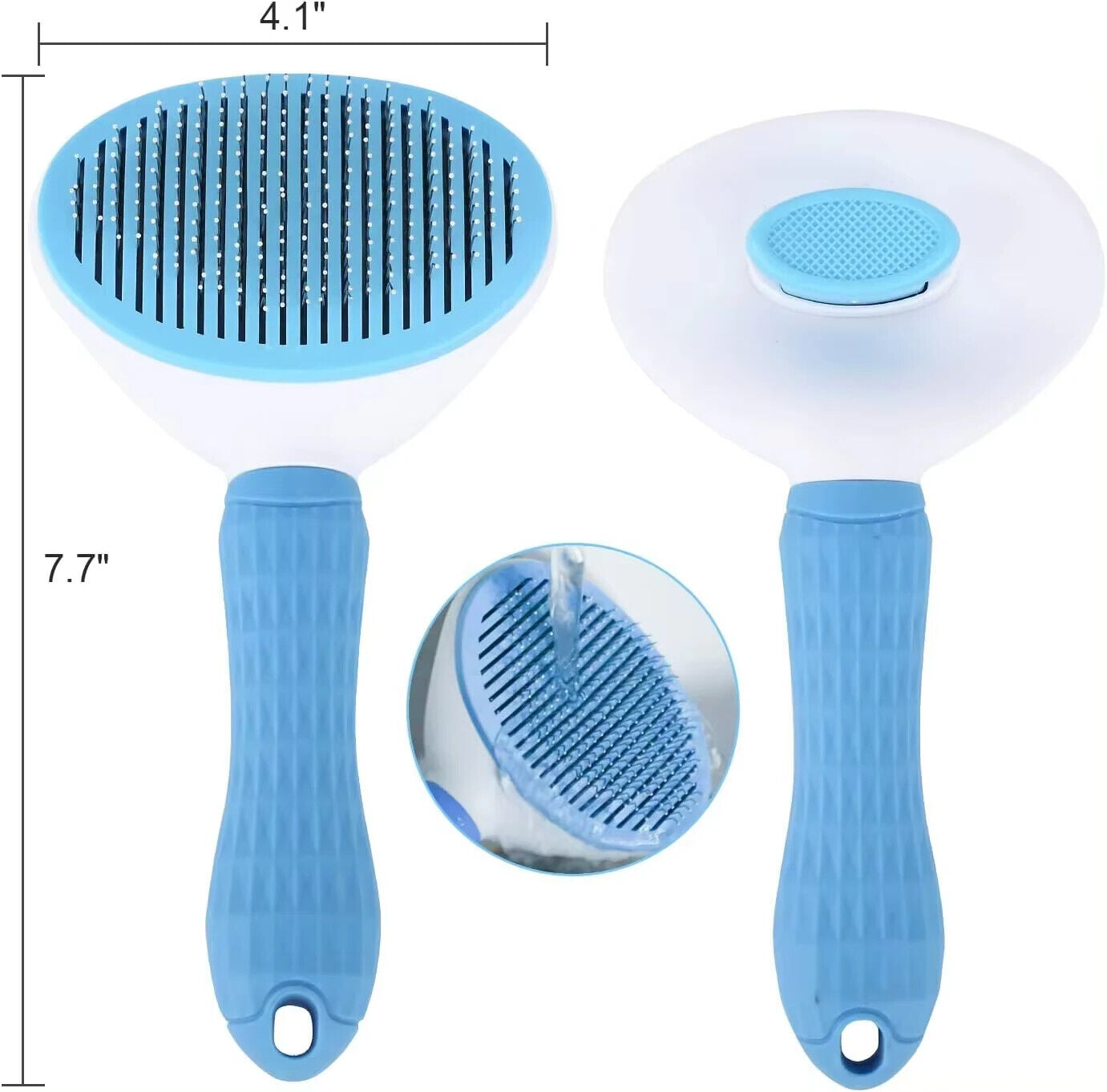 Hair Remover Pet Brush for Dog Cat Grooming Tool Self Cleaning Slicker Comb NEW