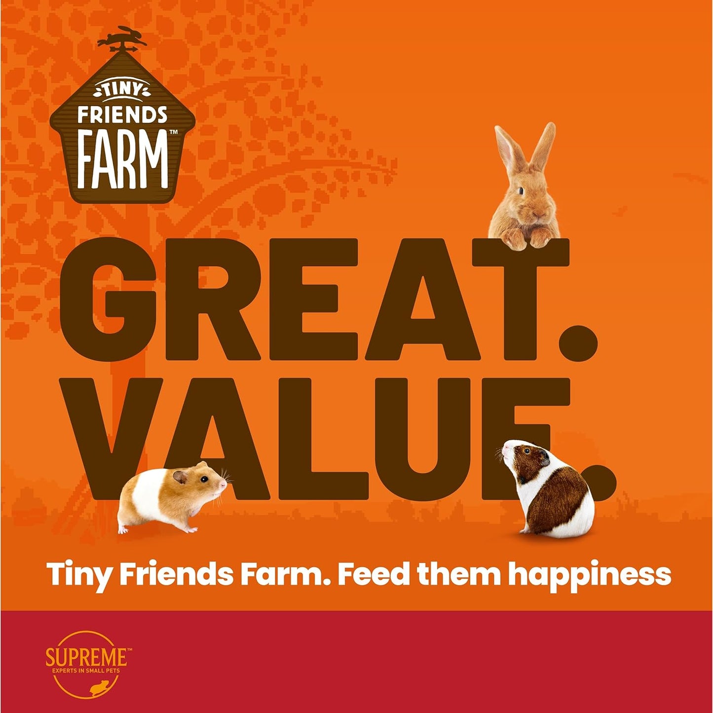 Tiny Friends Farm Harry Hamster Fruity Nutty Mix, Various