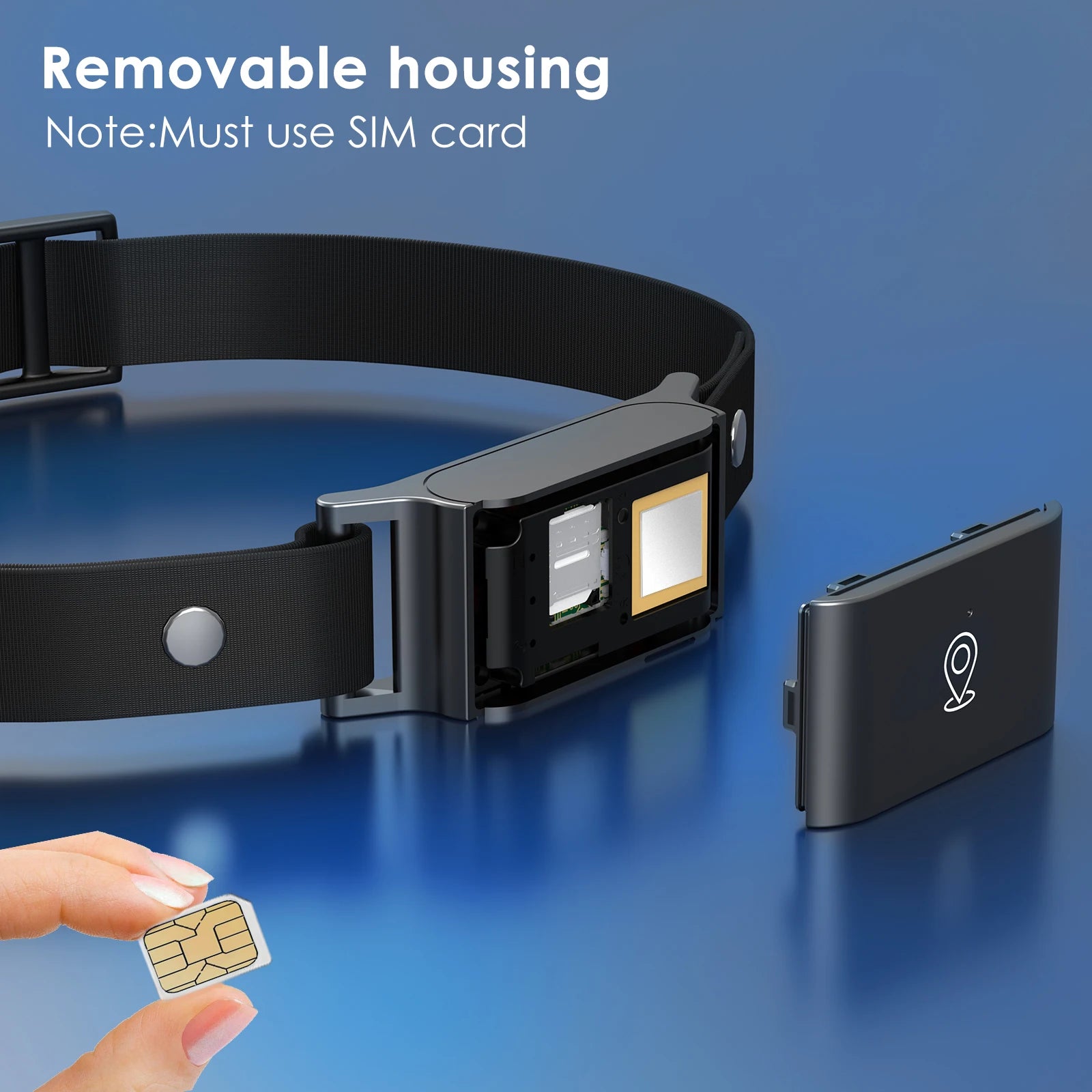 Pet Tracker Mini GPS Collar with Waterproof Anti-Lost Pet Real Time Tracking Locator 4G GPS Tracker