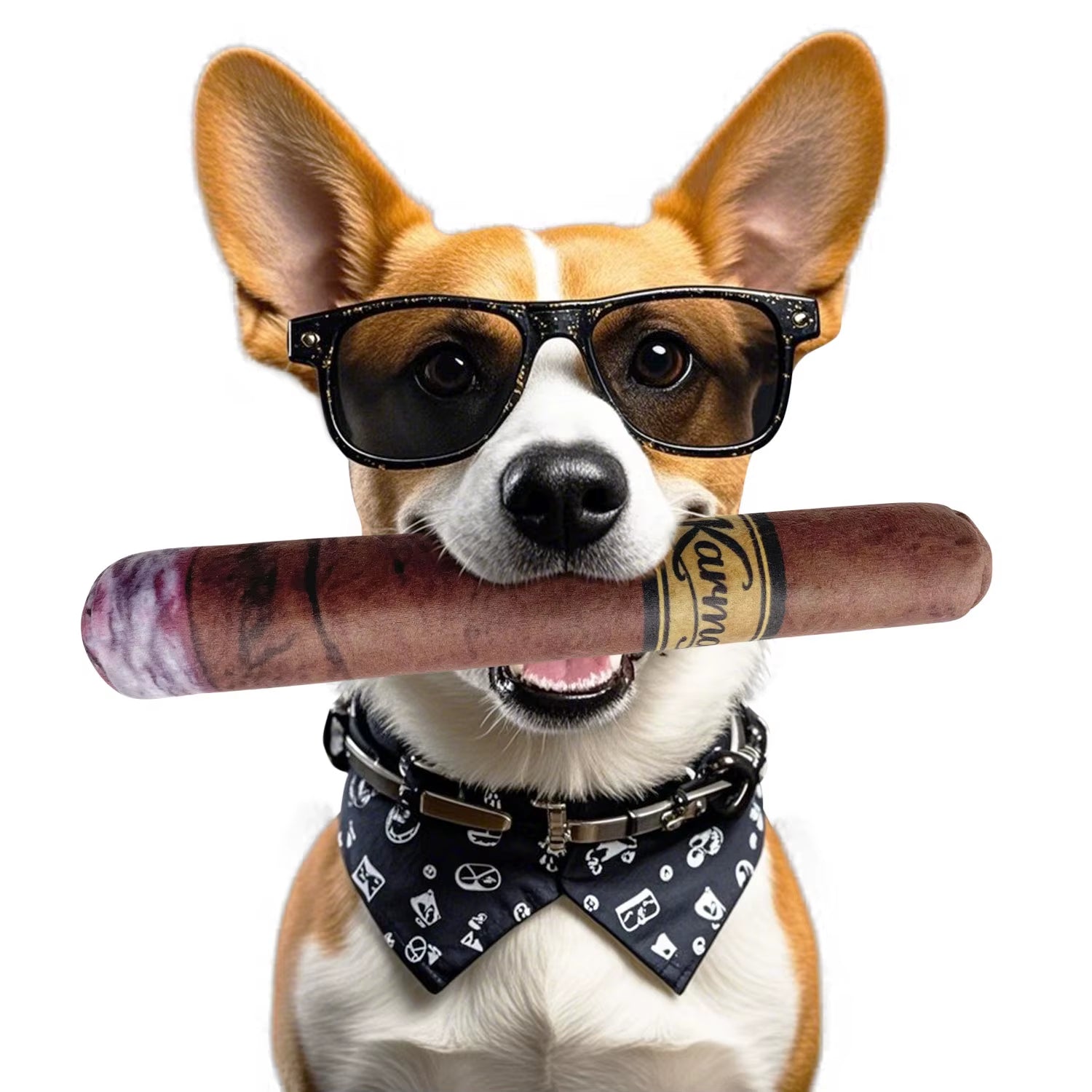 Funny Dog Toy with Interactive Squeaky Sound and Plush Cotton Filled Softness for Small, Medium, and Large Puppies and Dogs